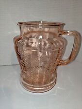 glass pitcher depression pink for sale  Abbottstown