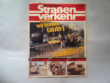 Deutsche straßenverkehr 1987 gebraucht kaufen  Wittenberg