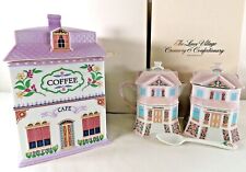 1990’s LENOX Spice Village Porcelain Creamery Confectionary Set Coffee Cannister for sale  Wichita