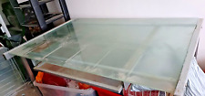 clear glass computer desk for sale  LONDON