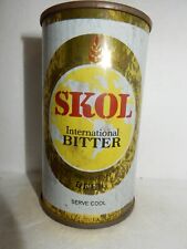 Lata SKOL BITTER Flat Top da NOVA ZELÂNDIA (34cl) vazia!!  Manchas!! comprar usado  Enviando para Brazil