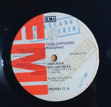 Usado, Vinil promocional chileno Toto Cotugno Absurda Melancolia / Ana versão espanhola 7"  comprar usado  Enviando para Brazil