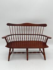 EUC Vintage Miniature Windsor Reproduction of American Colonial Bench for sale  Shipping to South Africa