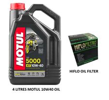 Usado, Óleo e filtro para Honda CBR 1000 RR Fireblade 2004-2016 Motul 5000 10W40 Hiflo comprar usado  Enviando para Brazil