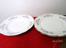 3 Solo Plato de Porcelana - 2 Plano + 1 Sopa - Borde Dorado Decoración / S91 segunda mano  Embacar hacia Argentina