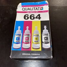 Usado, Kit de 4 frascos de recarga de tinta preta ciano amarelo magenta para Epson 664 novo comprar usado  Enviando para Brazil