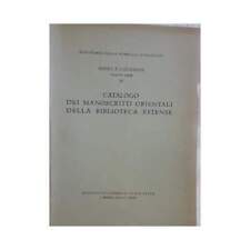 Catalogo dei manoscritti usato  Italia
