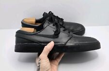 Nike | Tênis de cano baixo SB Zoom Stefan Janoski couro preto triplo | HOMENS 10  comprar usado  Enviando para Brazil