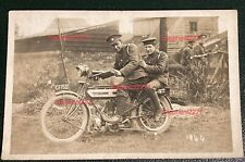 1ª Guerra Mundial SOLDADO ASC CORPO DE SERVIÇO DO EXÉRCITO MOTOCICLETA VINTAGE TRIUMPH MOTO comprar usado  Enviando para Brazil