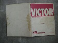 Vauxhall victor owners for sale  STOKE-ON-TRENT