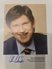 Schröder rginal autogramm gebraucht kaufen  Möckmühl