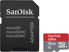 Tarjeta de memoria microSDHC SanDisk Standard 16 GB con adaptador segunda mano  Embacar hacia Argentina
