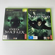 Enter The Matrix + The Matrix Path of Neo Xbox PAL Games x2 com Manuais *TESTADO* comprar usado  Enviando para Brazil