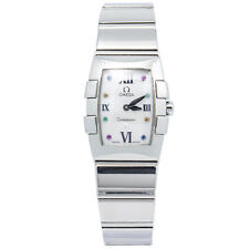 Omega Constellation 1584.79 relógio feminino quartzo mostrador esfregão aço inoxidável 20mm comprar usado  Enviando para Brazil