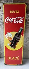 coca cola plaque emaillee d'occasion  Lille-