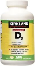 KIRKLAND Signature Extra Strength Vitamina D3 50 mcg 2000 UI - 600 x Cápsulas comprar usado  Enviando para Brazil