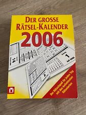 Rätselhaft rätsel kalender gebraucht kaufen  Dippoldiswalde