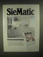 1986 SieMatic 1001 KL kitchen Cabinets Ad, gebruikt tweedehands  verschepen naar Netherlands
