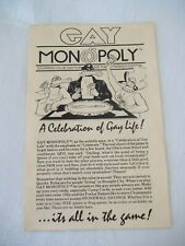 Gay monopoly celebration for sale  Ballwin