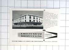 1958 Cheltenham Shopfitting Co Ltd Station Works St. James Square, used for sale  Shipping to South Africa
