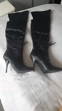 Leather thigh boots for sale  LEYLAND
