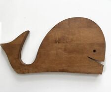 Tabla de cortar madera de ballena de colección pared playa decoración cocina habitación infantil, usado segunda mano  Embacar hacia Argentina