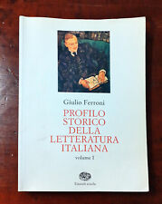 profilo storico letteratura italiana ferroni usato  Roma