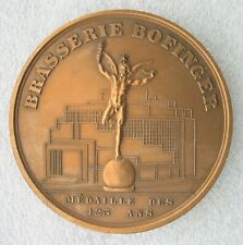 Occasion, MEDAILLE BRASSERIE BOFINGER  médaille des 125 ans  1864-1989   biere d'occasion  Plombières-lès-Dijon