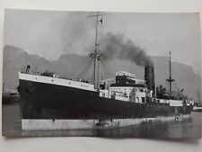 Clan Line. Clan MacNeil Cargo Ship. Vintage Photograph Postcard sized. comprar usado  Enviando para Brazil