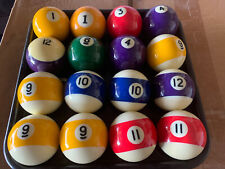 Lot of 16 Extra Balls for Coin-Op Bar Box Pool Tables, used for sale  Shipping to South Africa