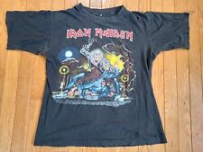 Camiseta Vintage Iron Maiden Concerto Metal Judas Priest No Prayer Tour 1990-1991, usado comprar usado  Enviando para Brazil