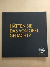Opel program prospectus d'occasion  Expédié en Belgium
