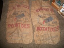 Burlap potato bags for sale  Aubrey