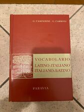 Vocabolario latino campanini usato  Faenza