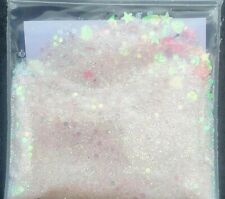 Strawberries & Cream  | Iridescent Pink Glitter Mix|Nail Art|Acrylics & Gels , used for sale  Shipping to South Africa