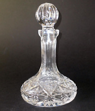 cut glass ships decanter for sale  EPPING