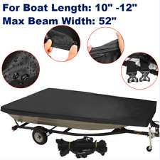 10-12 FT For Jon Boat Cover Waterproof 210D Heavy Duty Sun Protection Boat Cover for sale  Shipping to South Africa