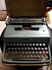 Used Olivetti Lettera 32 Portable Typewriter with Case Made in Italy Antique for sale  Shipping to South Africa