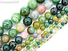 Used, Natural Indian Agate Gemstone Round Beads 15'' 2mm 3mm 4mm 6mm 8mm 10mm 12mm  for sale  Shipping to Canada