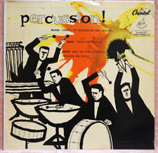 Percussão! Vinil Milhaud Chaven Bartok Capitol P8299 LP 1955 comprar usado  Enviando para Brazil