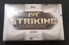 Topps UFC Striking Signatures 2020 sellado caja de hobby una tarjeta de autógrafo segunda mano  Embacar hacia Mexico