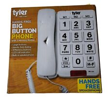 Tyler TBBP-3-WH telefone com fio botão grande mãos livres com alto-falante branco  comprar usado  Enviando para Brazil
