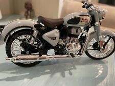 Usado, Royal Enfield Classic 350 Redditch Escala Modelo 1:12 VENDEDOR DE EE. UU. Gris Halycon Azul segunda mano  Embacar hacia Argentina