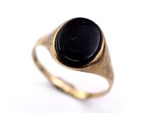 mens onyx ring for sale  LEEDS
