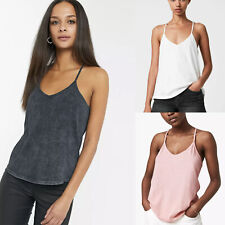 All Saints Womens Balia Designer Sleeveless Scoop Neck Vest Tank T-Shirt Tee Top for sale  Shipping to South Africa