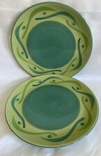 2 pratos de salada Gail Pittman Green Provence 7 3/4" comprar usado  Enviando para Brazil