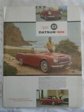 Datsun 1600 brochure for sale  KINGS LANGLEY