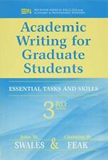 Academic Writing for Graduate Students: Essentia by Christine B. Feak 0472034758, used for sale  Shipping to South Africa