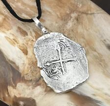 ATOCHA Coin Pendant 8 Reale 925 Silver Sunken Treasure Shipwreck Jewelry for sale  Palm Harbor