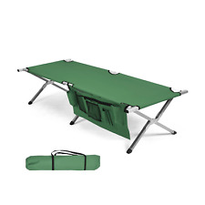 Used, Foldable Camping Bed Heavy Duty Outdoor Sleeping Cot Carry Bag Fishing Travel for sale  Shipping to South Africa